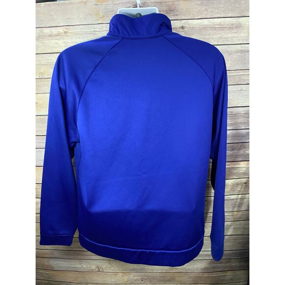 Nike Mens Large Blue Pullover Quarter Zip Stretch Dry Fit Jacket - Picture 2 of 9